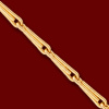 Silver.ag Retiazka zlatá, barleycorn Dĺžka: 50cm C1271