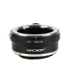 K&F Concept K&F Contax Yashica Lenses to Canon EOS M Camera Mount Adapter s tripod mount