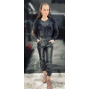 Max Original Leather Dámske kožené nohavice MOLLA (40 XS) - Čierna - 40