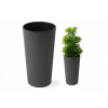 Záhradný kvetináč - Flow Pot Lilia Jumper 300 + grafit vložka (Flow Pot Lilia Jumper 300 + grafit vložka)