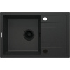 Deante Corio, 1-komorový granitový drez 670x440x175 mm, grafitová, DEA-ZRC_G113