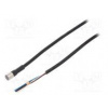 Připojovací kabel M8 PIN 4 přímý Dél 5m zástrčka 1A -10÷80°C