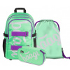 BAAGL SET 3 Skate Mint: batoh, penál, vrecúško