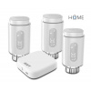 iGET HOME TS10 Premium kit (3x TS10 Thermostat Radiator Valve + 1x GW1 Gateway), Zigbee 3.