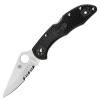 Spyderco Delica 4 Half Serr. Zavírací nůž s kombinovaným ostřím