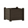 STEFANPLAST Kvetináč, vyvýšený záhon ITALIA 43x43x35cm moka