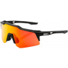 100% Speedcraft XS - Soft Tact Black - Hiper Red Multilayer Mirror Lens uni