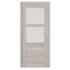 ERKADO SET Rámové dvere FORZÍTIA 5 presklené, fólia Greko Sivý Dub +zárubeň+kľučka ERK-FORZITIA5-GrekoSivyDub