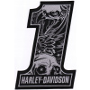 VAR nášivka HARLEY 1 s orlom, farba 25 x 16,5 cm