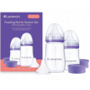 Lansinoh Natural Wave štartovacia sada fľaštičiek 3x cumlík fialová 1x160 ml 1x240 ml