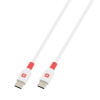 Nabíjací kábel USB C USB C, 2 m, SKROSS, biely
