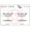 BREMBO Sada brzdových platničiek kotúčovej brzdy BREMBO P 85 041