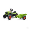 FALK šlapací traktor Claas s přívěsem