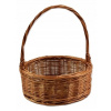 Darčekový kôš prútený hnedý