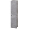 Dreja Vysoká skriňa s košom na bielizeň DOS SVD2K 35 - D01 Betón / Úchytka T06 / D01 Betón / Levé