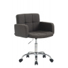 Design-Shop Pracovná stolička L.A. látka - Tmavo sivá