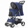 Buggy 3v1 Kočárek skládací pro psy 45 x 100 x 80 cm