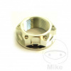 Matka krku riadenia M22X1.00 mm Alu strieborný Pre Yamaha XV 1600 Wild Star / XV 1700 Road Star 1999-2005