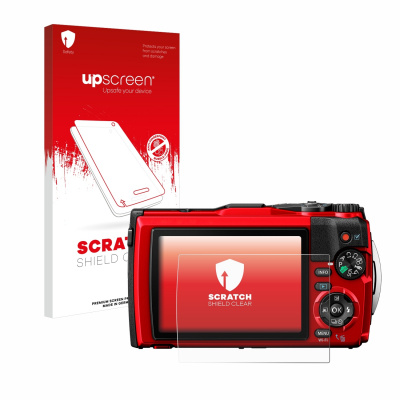 Čirá ochranná fólie upscreen® Scratch Shield pro Olympus Tough TG-6 (Ochranná fólie na displej pro Olympus Tough TG-6)
