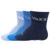 VoXX BAMBÍK / Dojčenské slabé ponožky s bambusovou viskózou, 3 páry - mix chlapec 18-20