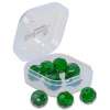 Doiyo broušené skleněné korálky Green 6mm 15ks