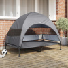 VidaXL pelech pre psa sivé 127 cm x 81 cm