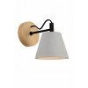 LUCIDE POSSIO Wall Light E14 Ø15cm H18cm Concre 03213/01/41