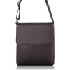 Kožená pánská crossbody taška Brodrene G-03 tmavě hnedá