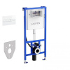 Laufen - podomietková nádržka CW2 s úchytmi + biele tlačidlo AW1 + zvuková izolácia