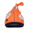 Dojčenská bavlnená čiapočka New Baby skvelý nápad - 80 , Oranžová