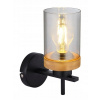 Nástenné svietidlo Globo čierne E27 40 W