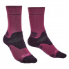Dámske turistické ponožky Bridgedale Midweight Merino Boot Berry/Plum Veľkosť: EUR 35-37