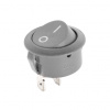 Kolískový prepínač, 230V, sivý PRK0082