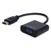 Video Redukcia, HDMI M-VGA (D-Sub) F, 0, čierna