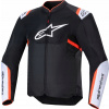 Textilná bunda Alpinestars T-SPS Air v2 čierna/biela/červená fluo L