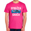 Fajntričko O Pánske tričko - Strážca gauča, Farba ružová, Strih/ Variant Pánsky/UNISEX