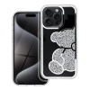 OEM Puzdro na mobilný telefón TEDDY BEAR vhodné pre IPHONE 15 strieborné