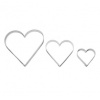 Vykrajovačka sada srdca 3 veľkosti SK