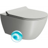 GSI PURA závesná WC misa, Swirlflush, 55x36 cm, Cenere dual-mat 881517