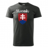 Vtipné tričko Slovensko znak n. Farba: Šedá, Veľkosť: M