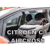 Deflektory - protiprievanové plexi Citroen C3 Aircross 5D od 2017