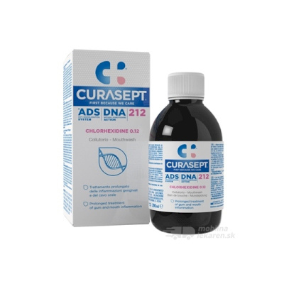 CURASEPT ADS 212 DNA 0,12% ústna voda 1x200 ml