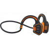 EVOLVEO BoneSwim MP3 16GB, bluetooth bezdrátová sluchátka s mikrofonem na lícní kosti, oranžové BS-MP3-16GB-OR