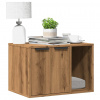 vidaXL Uzavretý box na stelivo dub artisan 60x40x40cm kompozitné drevo 857732