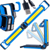 Geko Skladacia dielenská lampa s magnetmi LED COB 10 W 4000 mAh 1000 lm (25)
