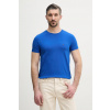 Tommy Hilfiger basic tričko pánske bavlnené s elastanom MW0MW10800. modrá M