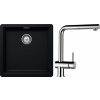 Set Schock S12-9 (dřez Greenwich N-100 Puro + baterie Epos.120 Chrom)