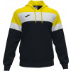 Joma Dámska mikina CREW IV HOODIE SWEATSHIRT BLACK-YELLOW Veľkosť: L