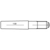 TOOLCRAFT TO-5437110 kužeľový kolík 13 mm ocel 10 ks; TO-5437110