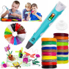 3D PEN PERO Tlačiareň pre deti + VKLAD Filament + Knižka Šablóny